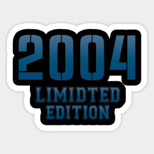 20 YEARS 20TH BIRTHDAY LIMITED EDITION 2004 Sticker